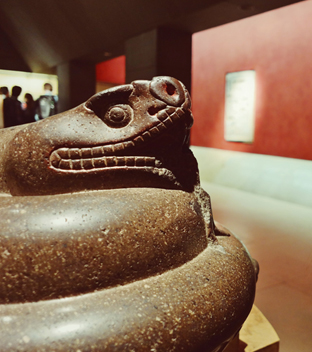 Snake sculpture