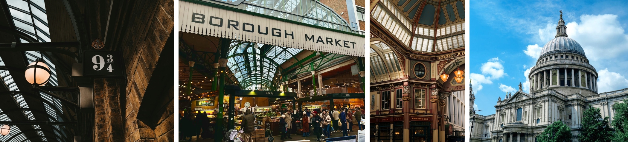 Montage of Harry Potter film locations