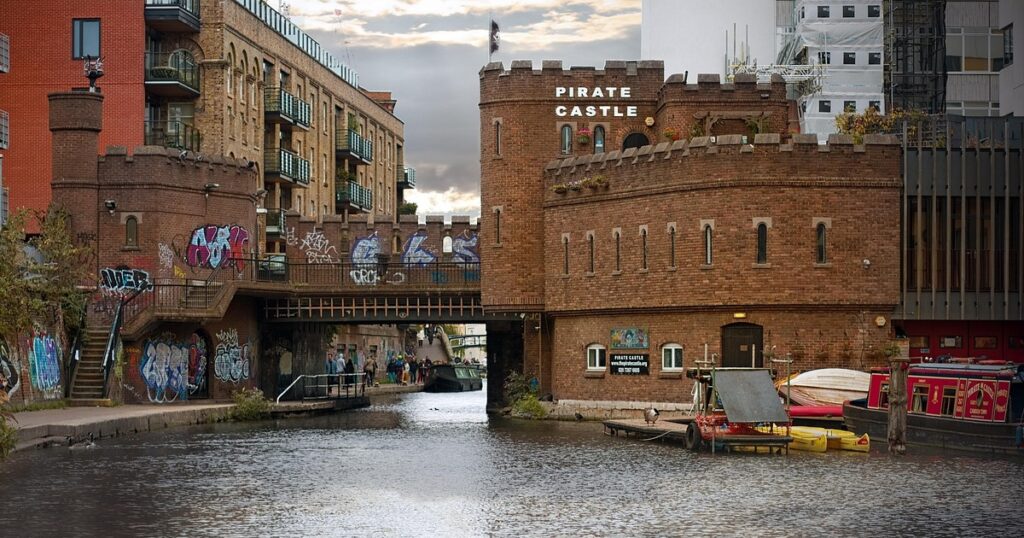 Pirate Castle attraction on the Regent Canal London