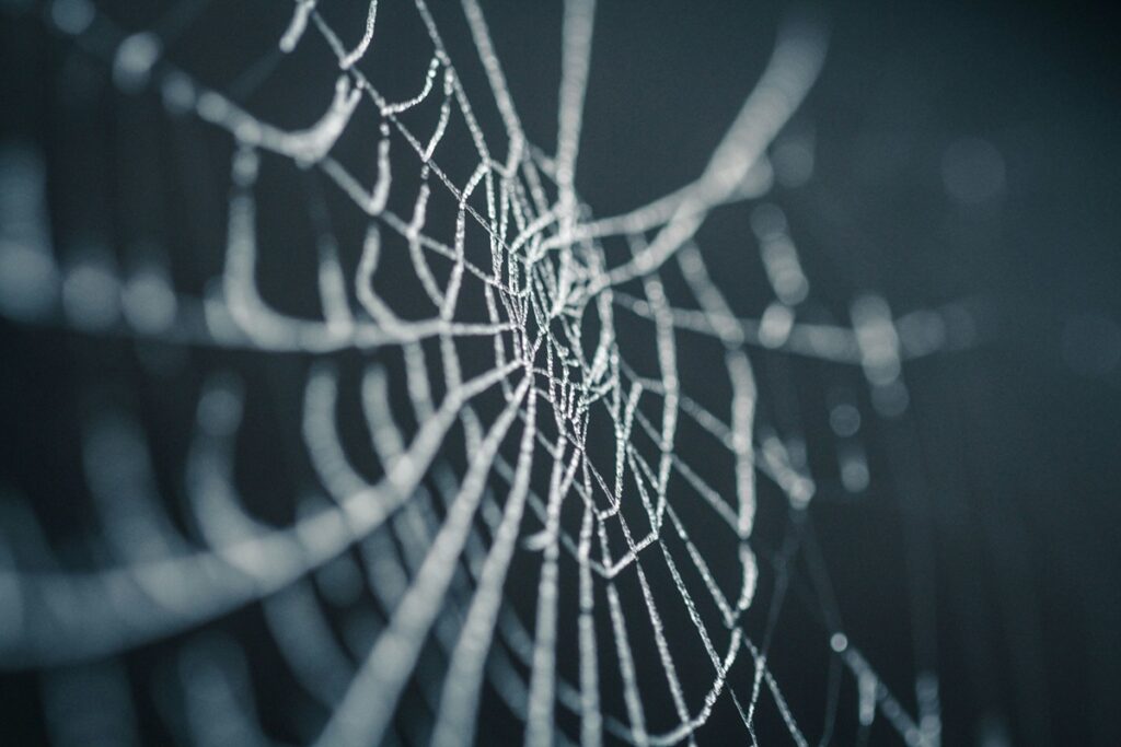 Close-up of spiders web