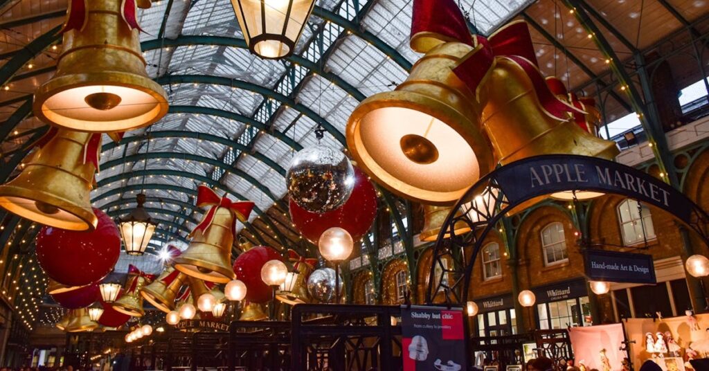 Covent Garden Apple Market Christmas decorations