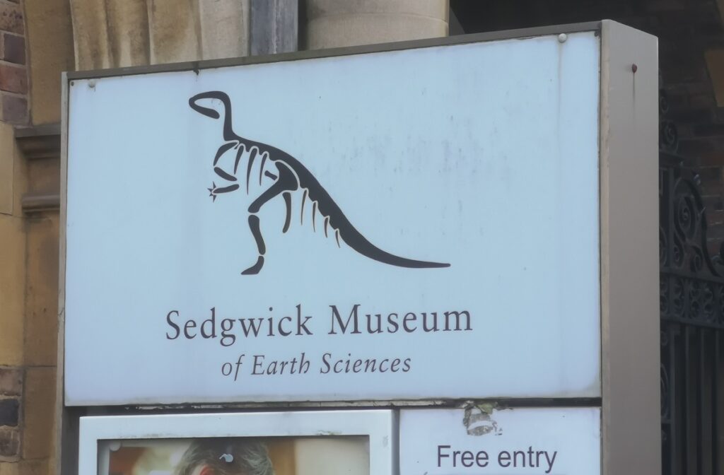 Sedgwick Museum Entrance sign