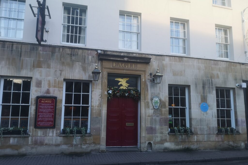 External view of The Eagle public House Cambridge