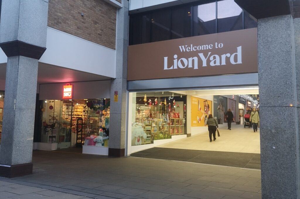 Lion Yard shopping arcade