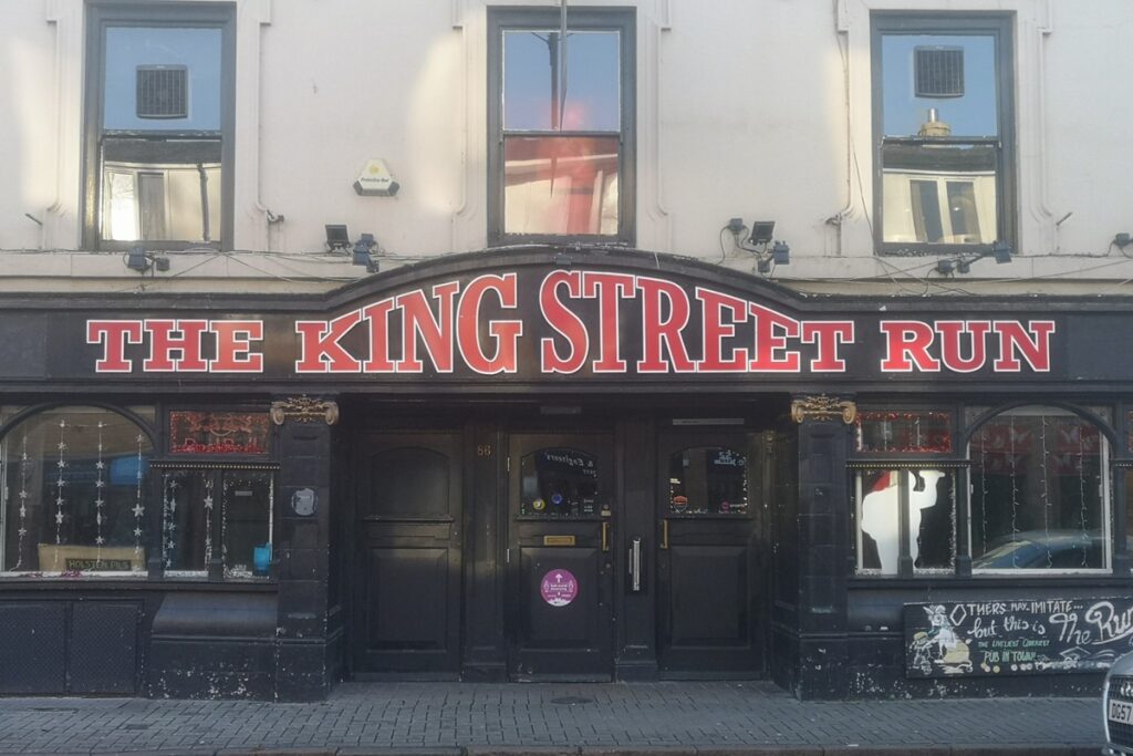 External view of The King Street Run public house Cambridge