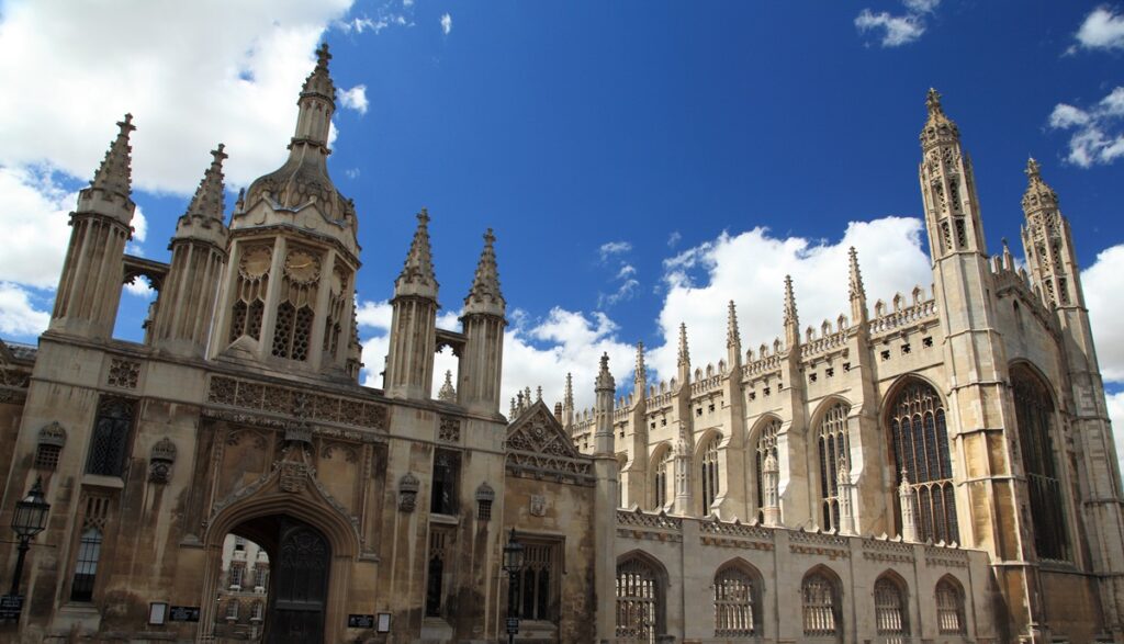 Entrance to Kings College Cambridge