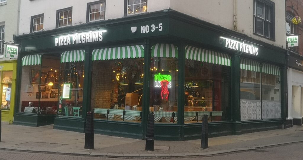 Pizza Pilgrims restaurant Cambridge 